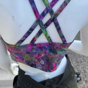 Energy bra high neck longline tough lululemon